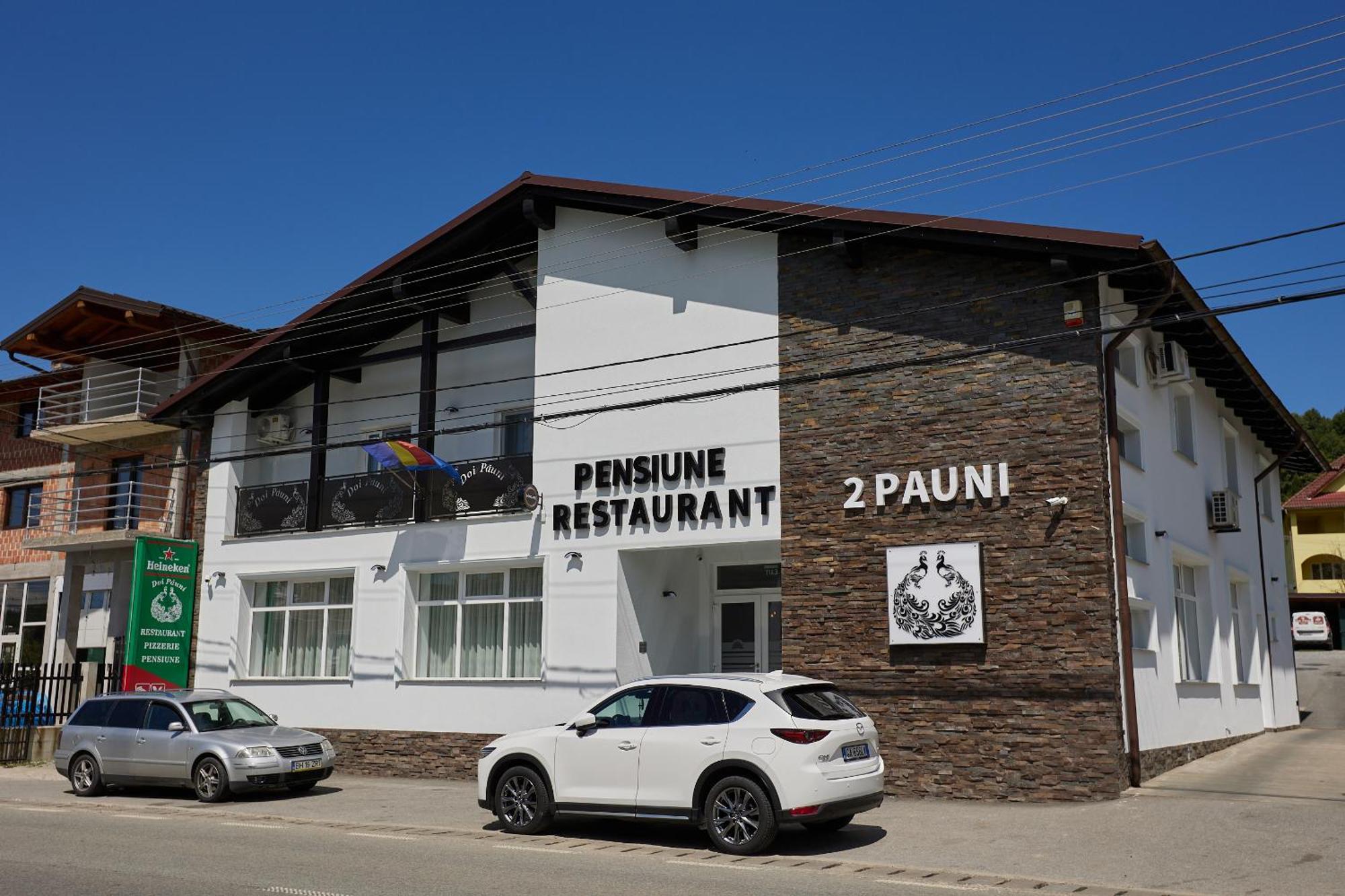 Pensiune Restaurant Pizzerie 2 Pauni Borşa Exterior foto